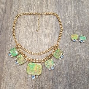 Necklace and Earrings